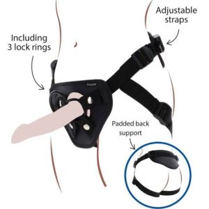 GET REAL - STRAP-ON DELUXE HARNÉS NEGRO