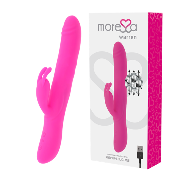 MORESSA - WARREN IMPULSOR OSCILANTE Y POTENTE VIBRACIÓN PREMIUM SILICONA RECARGABLE