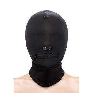 NS NOVELTIES - FETISH & FASHION PASAMONTAÑAS COMPLETO CON CREMALLERA NYLON NEGRO