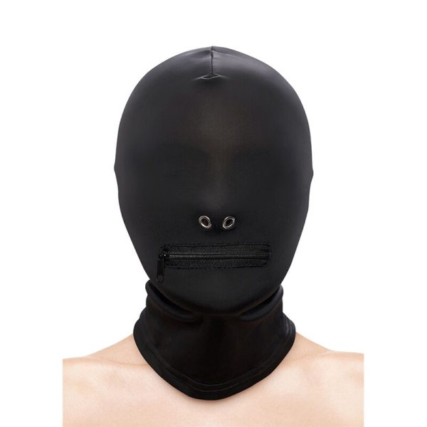 NS NOVELTIES - FETISH & FASHION PASAMONTAÑAS COMPLETO CON CREMALLERA NYLON NEGRO