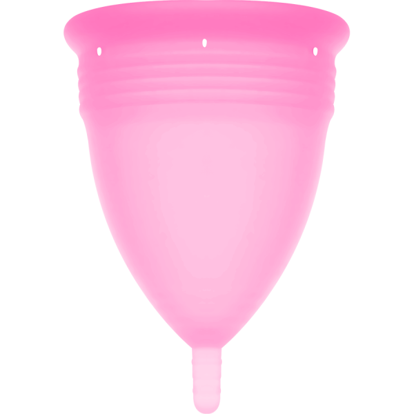 STERCUP - COPA MENSTRUAL FDA SILICONA ROSA - TALLA L