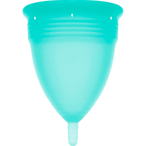 STERCUP - COPA MENSTRUAL FDA SILICONA AQUAMARINA - TALLA S