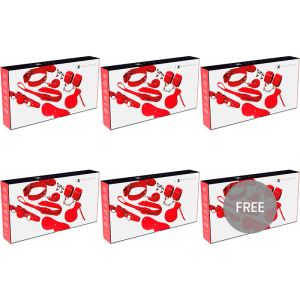 EXPERIENCE - BDSM FETISH KIT SERIE ROJO 5+1 GRATIS
