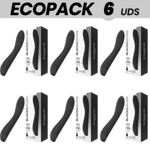 ECOPACK 6 UDS - BLACK&SILVER KEAN VIBRADOR TOUCH CONTROL
