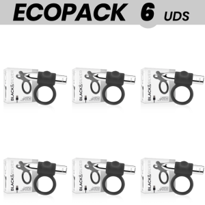 ECOPACK 6 UDS - BLACK&SILVER CAMERON ANILLO RECARGABLE SILVER
