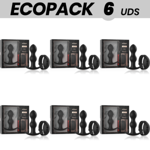ECOPACK 6 UDS - ANBIGUO WATCHME CONTROL REMOTO PLUG VIBRADOR ANAL TIBERIO