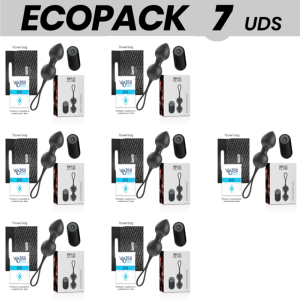 ECOPACK 7 UDS - BRILLY GLAM VIBRATING KEGEL BEADS CONTROL REMOTO