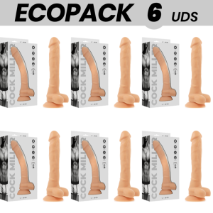 ECOPACK 6 UDS - COCK MILLER SILICONA DENSITY ARTICULABLE COCKSIL 24 CM