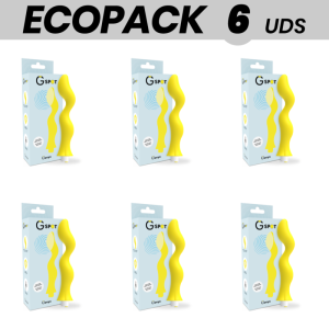 ECOPACK 6 UDS - G-SPOT GAVYN VIBRADOR PUNTO G AMARILLO