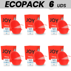 ECOPACK 6 UDS - JAMYJOB HUEVO MASTURBADOR DISCRETO VERSION ROJO JOY