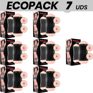 ECOPACK 7 UDS - JAMYJOB RANDY MASTURBADOR DOBLE ENTRADA - VAGINA Y ANO