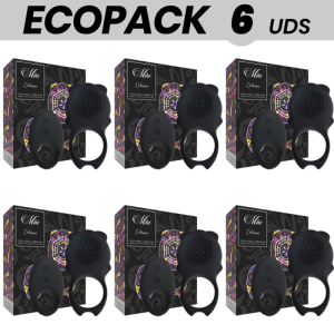 ECOPACK 6 UDS - MIA COLOSSEO ANILLO CONTROL REMOTO NEGRO