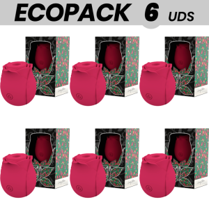 ECOPACK 6 UDS - MIA ROSE SUCCIONADOR CLÍTORIS POR ONDAS EDICIÓN LIMITADA - ROJO