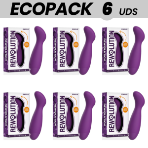 ECOPACK 6 UDS - REWOLUTION REWOPULSE VIBRADOR FLEXIBLE ESTIMULADOR PUNTO G