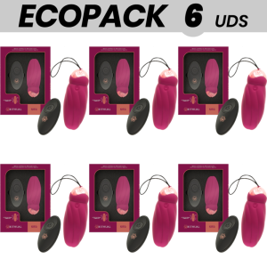 ECOPACK 6 UDS - RITHUAL SITA HUEVO CONTROL REMOTO ROTACIÓN DE PERLAS + VIBRACIÓN