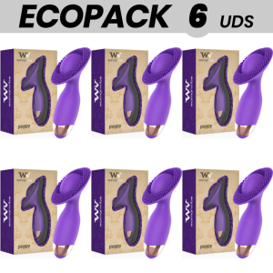 ECOPACK 6 UDS - WOMANVIBE PUPPY ESTIMULADOR RECARGABLE SILICONA