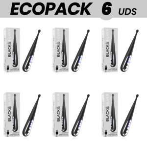 ECOPACK 6 UDS - BLACK&SILVER KENNETH STIMULATING VIBE