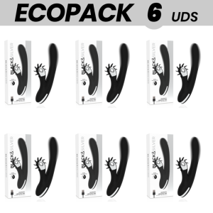 ECOPACK 6 UDS - BLACK&SILVER BUNNY JOHNNY VIBRATING VIBE