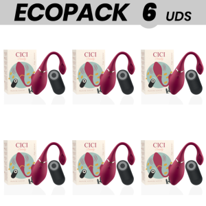 ECOPACK 6 UDS - CICI BEAUTY PREMIUM SILICONE EGG VIBRATOR REMOTE CONTROL
