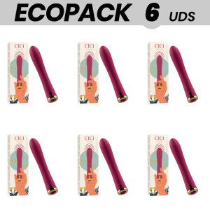 ECOPACK 6 UDS - CICI BEAUTY VIBRADOR PREMIUM SILICONE UP & DOWN