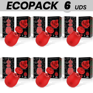 ECOPACK 6 UDS - MIA ESTIMULADOR CLITORIS DOS CABEZALES 3 EN 1 EDICIÓN DE LUJO