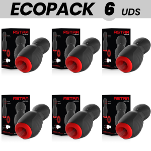 ECOPACK 6 UDS - JAMYJOB ASTRA MASTURBADOR CON VIBRACIÓN Y SUCCIONADOR