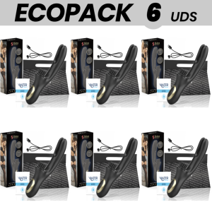 ECOPACK 6 UDS - IBIZA VIBRADOR HI-TECH RABITT MULTI CELDAS CLITORIALES Y  DOBLE WAVE