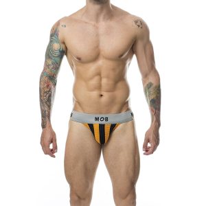 MOB - JOCK CLASICO STRIPE NARANJA TALLA M