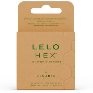 LELO - HEX ORGANIC PRESERVATIVO CAJA 3 UDS
