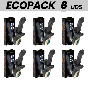 ECOPACKS 6 UDS - IBIZA POTENTE VIBRADOR EFECTO THRUSTING Y BITING