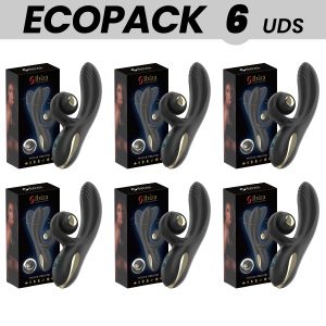 ECOPACKS 6 UDS - IBIZA VIBRADOR TWISTER CON ESTIMULADOR CURVE Y VIBRO-ROTACIÓN