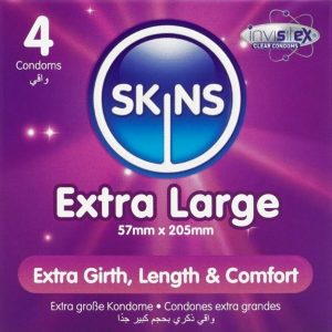 SKINS - TAMAÑO XL PRESERVATIVOS PREMIUM PACK 4