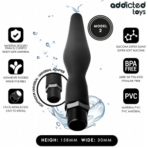ADDICTED TOYS - LIMPIADOR ANAL CON ADAPTADOR UNIVERSAL MODELO 2