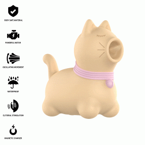 INTENSE - TOULOUSE ESTIMULADOR CON LENGUA ROTATIVA 360º AMARILLO