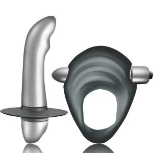 CLIMAXIMUM - ENTICE KIT ANILLO PARA PENE + VIBRADOR PRÓSTATA PRINCIPIANTES