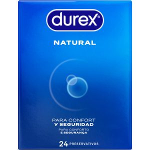 DUREX - PRESERVATIVOS NATURAL 24 UNIDADES