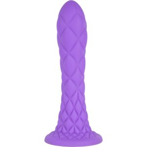 SILEXD - DREAMY DILDO FANTASY SILICONA LIQUIDA TERMOREACTIVO VIOLETA 18.5 CM