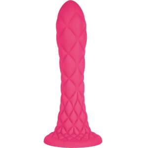 SILEXD - DREAMY DILDO FANTASY SILICONA LIQUIDA TERMOREACTIVO FUCSIA 18.5 CM