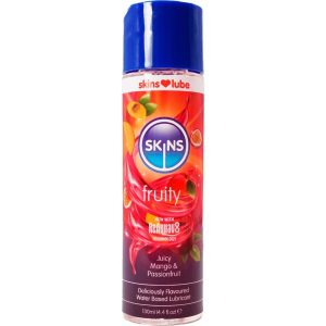 SKINS - FRUITY LUBRICANTE BASE DE AGUA MANGO & FRUTA PASIÓN 130 ML