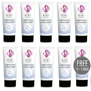 KIKÍ TRAVEL - GEL DESLIZANTE NATURAL CONFORT 50ML 10 + 1 GRATIS