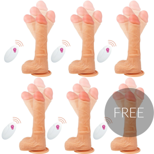 CYBER SILICOCK - REALÍSTICO CONTROL REMOTO MR RICK 20.9 CM -O- 4 CM / 5 + 1 GRATIS